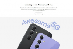 三星官网放出Galaxy A54 5G产品页