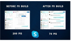 适配M1芯片的新版Skype 70ms响应