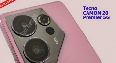 传音Tecno Camon 20 Premier 5G手机曝