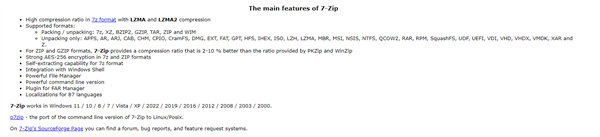 免费开源压缩神器！7-Zip 23.01正式版发布：仅1.5MB小而美